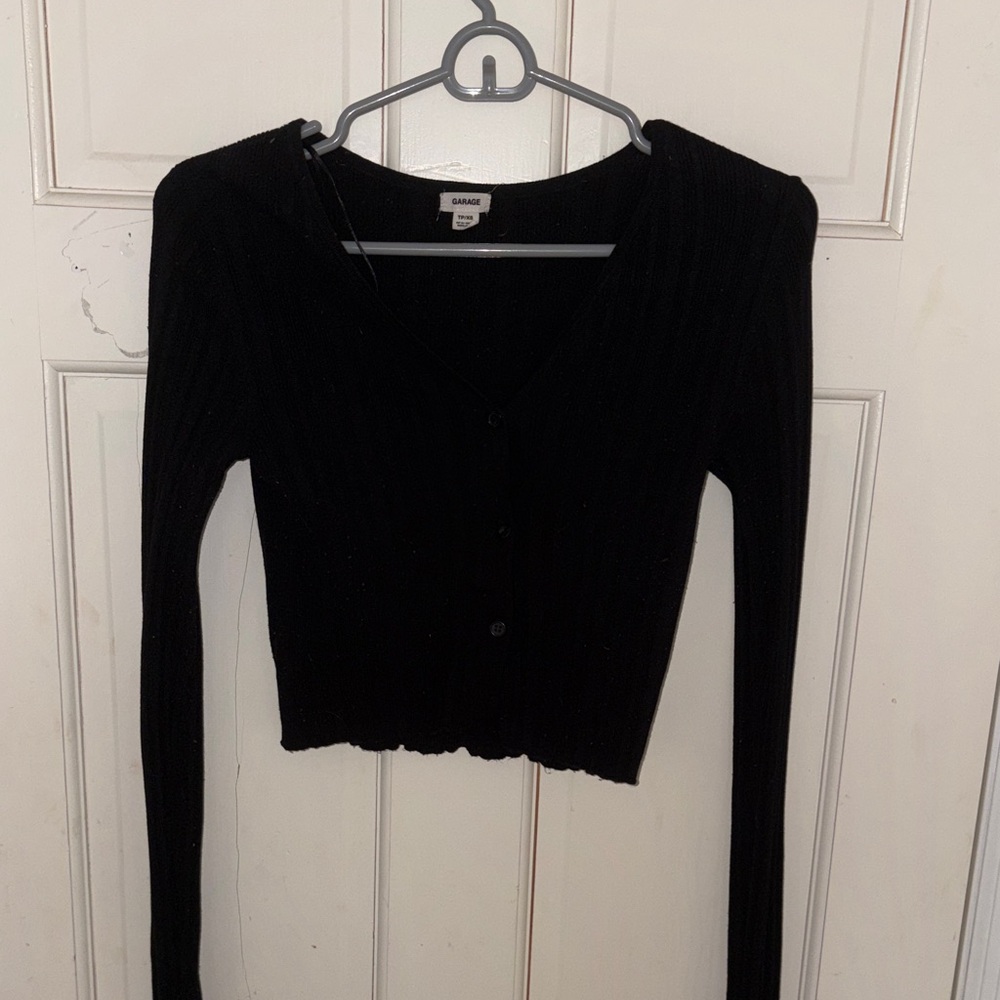 Garage Black Knit Sweater